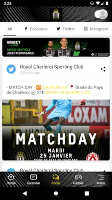 Royal Charleroi Sporting Club android App screenshot 2